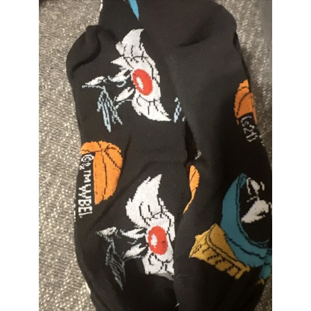 3 pair Of Space Jam A New Legacy Socks Size 6 -12 Each Pair Is Different